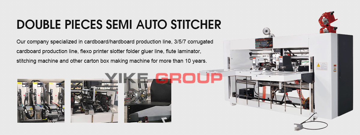 Semi Type Double Pieces Stitcher Machine