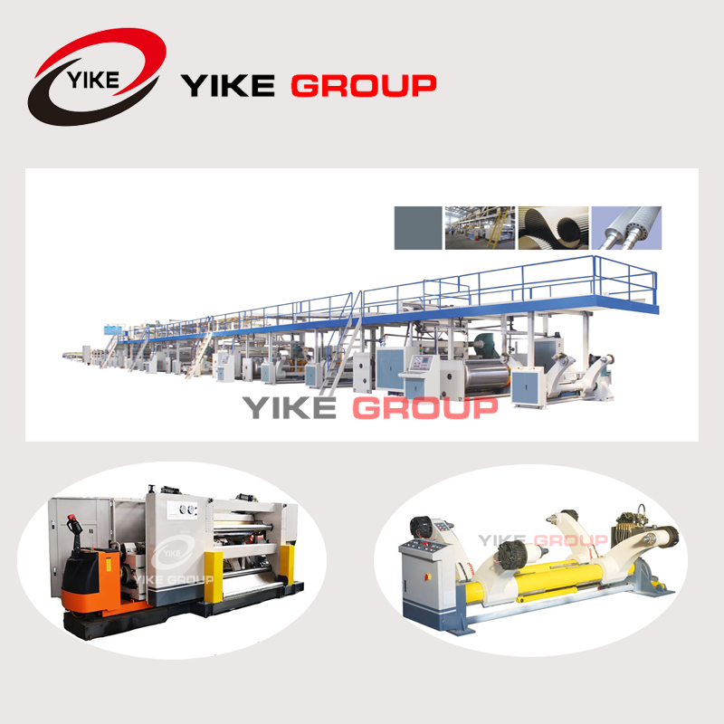 3 Ply Automatic Corrugated Cardboard Production Line