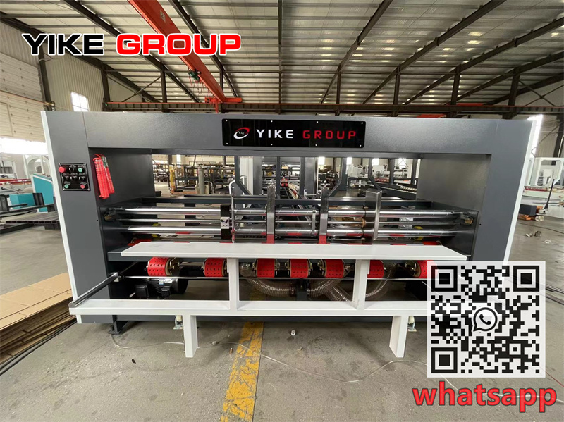 YK-1226A Auto folder gluer with PP strapper machine