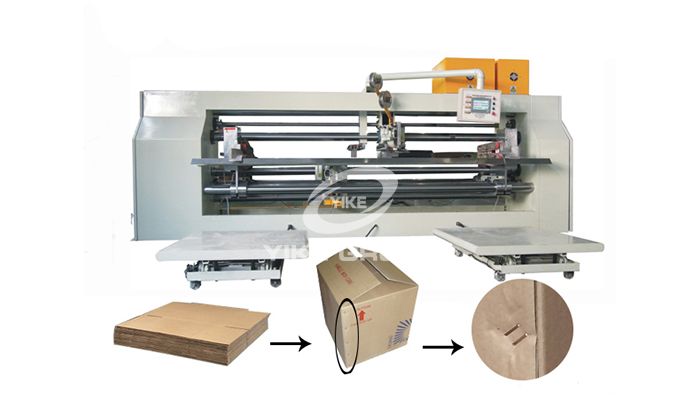 Semi Type Double Pieces Stitcher Machine