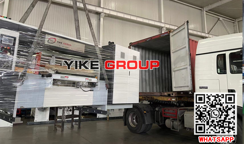 YK-1228 Flexo printer slotter die cutter machine shipping