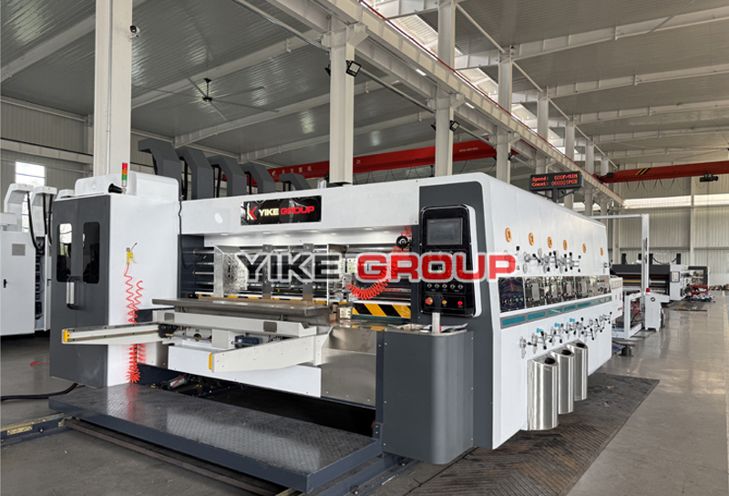 Flexo Printer Slotter Die Cutter Machine Waiting for Shipping